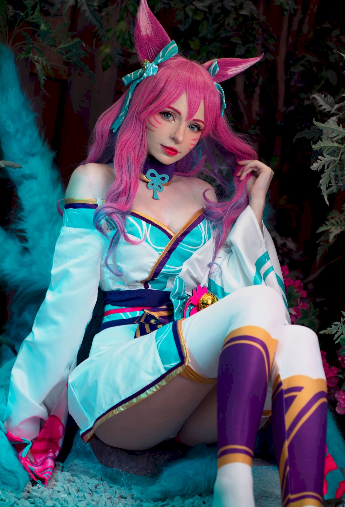 [ŮCosд] Peach milky Peachmilky KDA Ahri [League ofegends]/142P